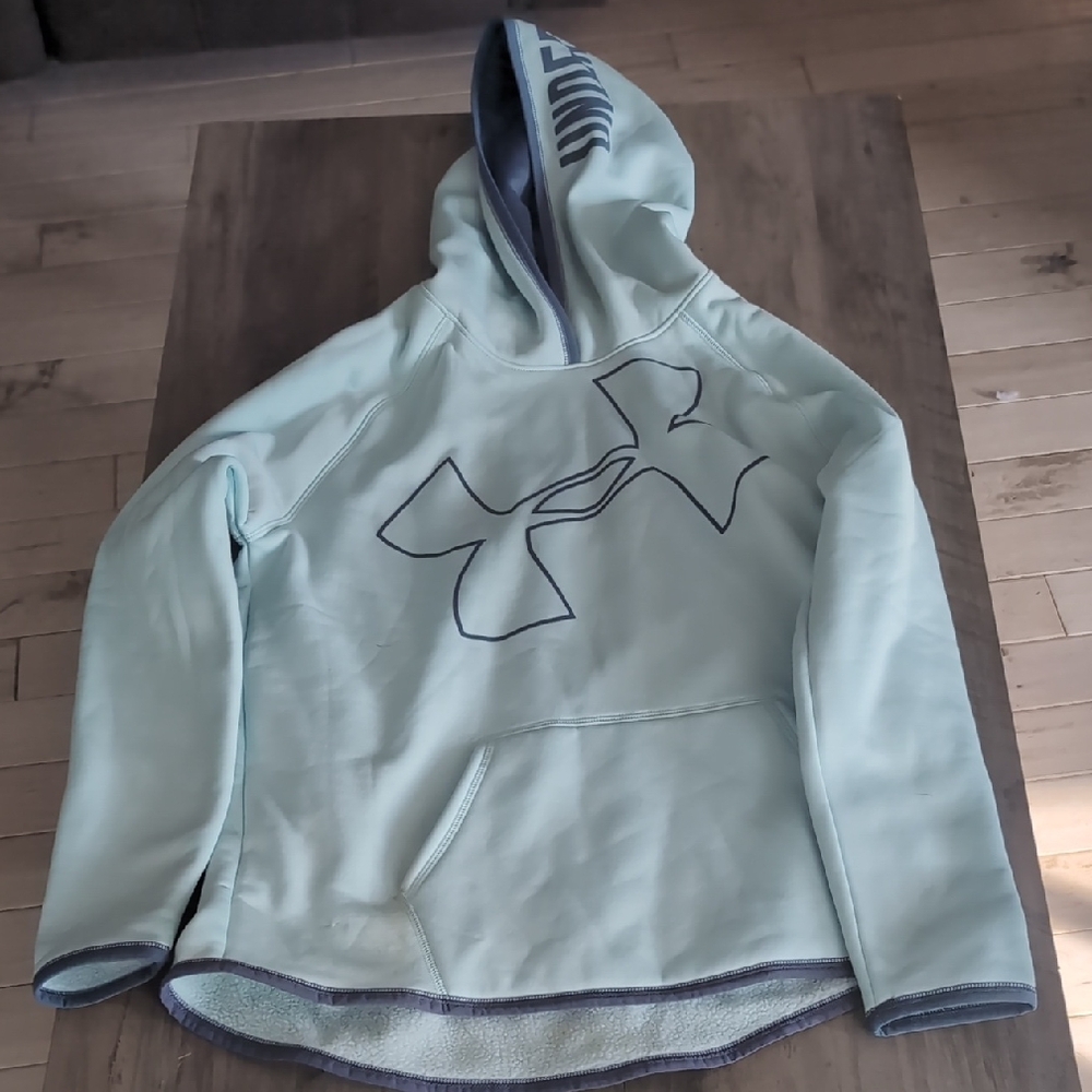 Under Armour Sky Blue Hoodie with Logo